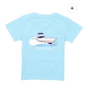 Properly Tied Deep Sea Short Sleeve T-Shirt in Aqua